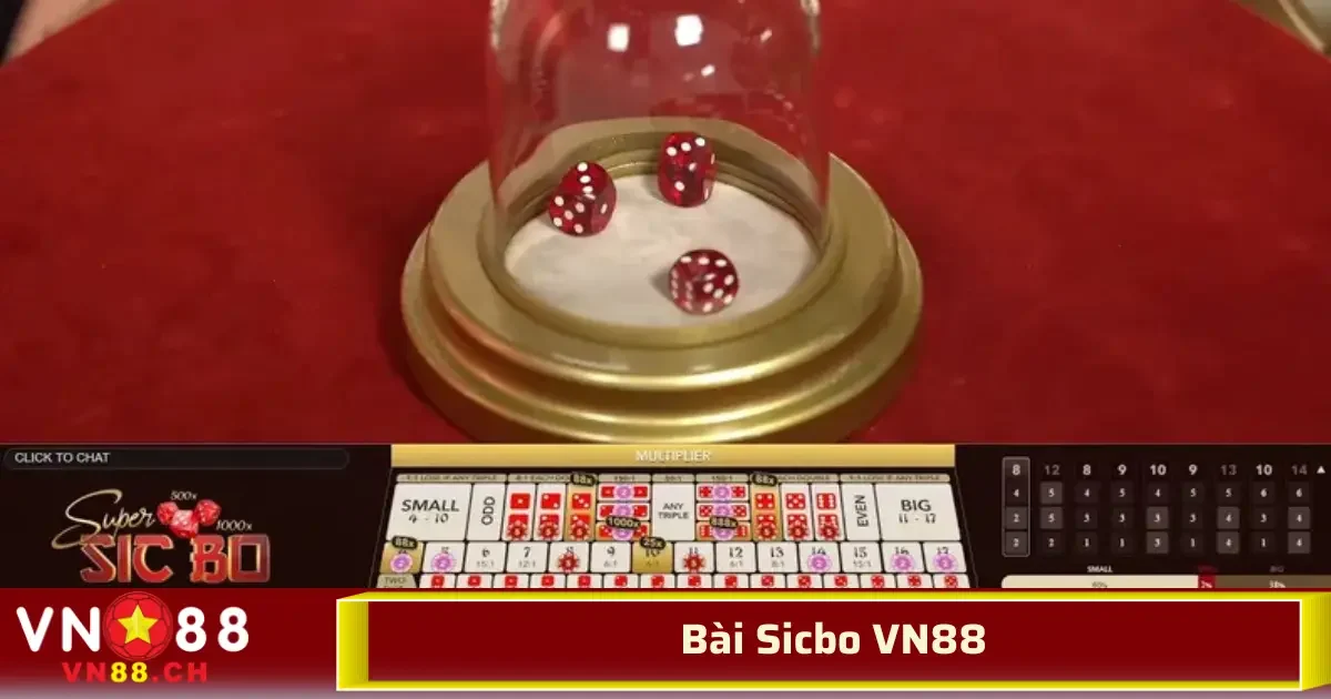 Bài Sicbo VN88 – Đặt Cược Nhanh, Thưởng Lớn Từ Ba Viên Xúc Xắc 1 Bài Sicbo VN88 không chỉ đơn thuần là trò chơi giải trí mà còn mang lại cơ hội thắng lớn cho những người chơi có chiến lược và sự may mắn.